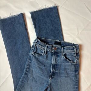 MOTHER Women's Straight Leg Jeans - Blue